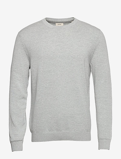 Sweaters - knitted round necks - light grey 5