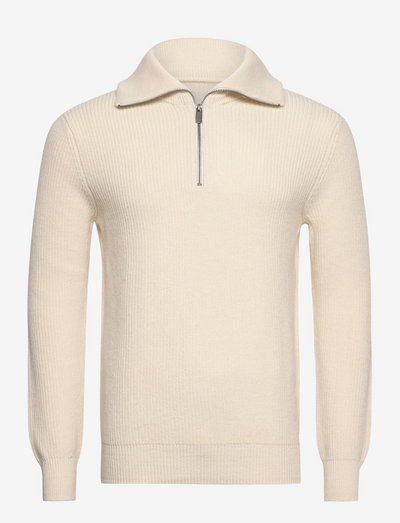 Sweaters - half zip jumpers - off white 5