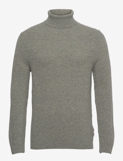 Sweaters - rullekraver - medium grey 5