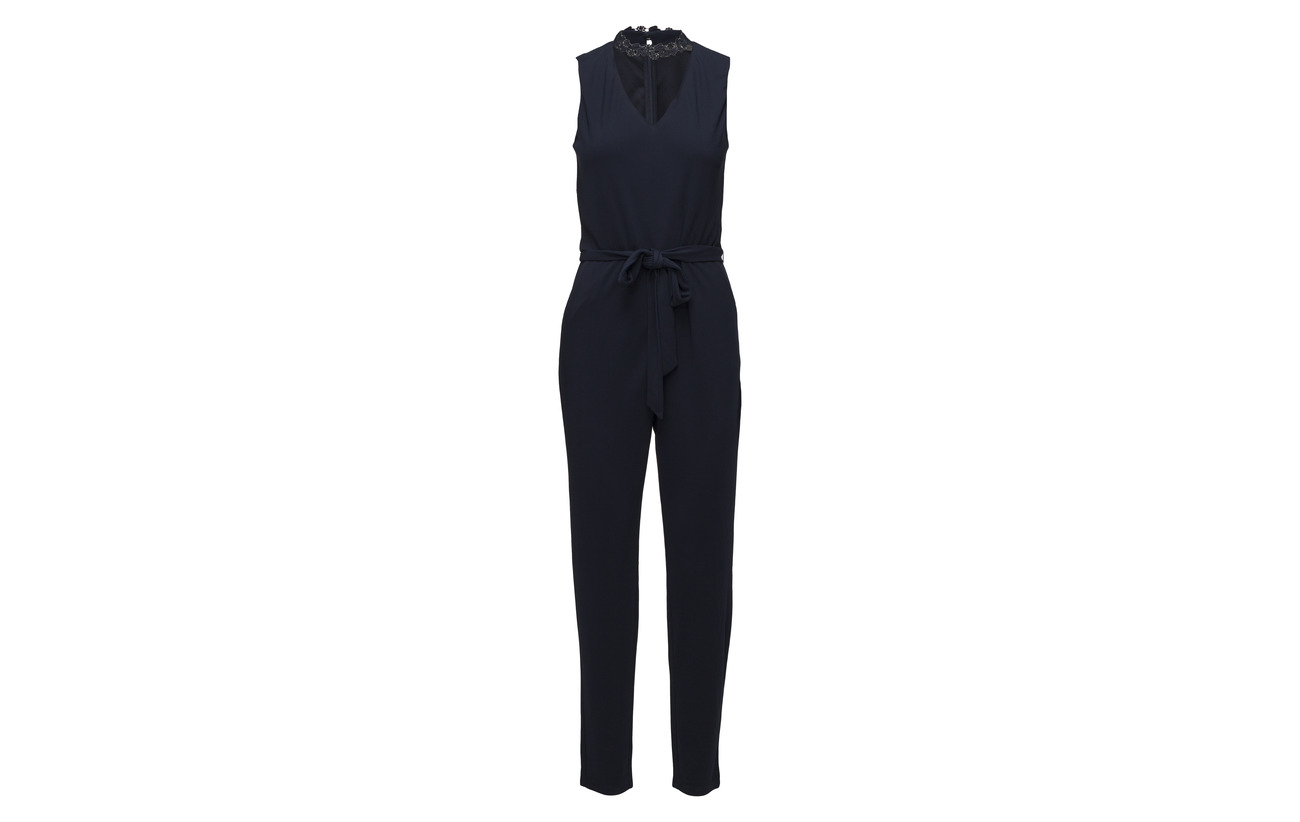 Navy Knitted Overalls Esprit Polyester Collection 100 qOY4T4