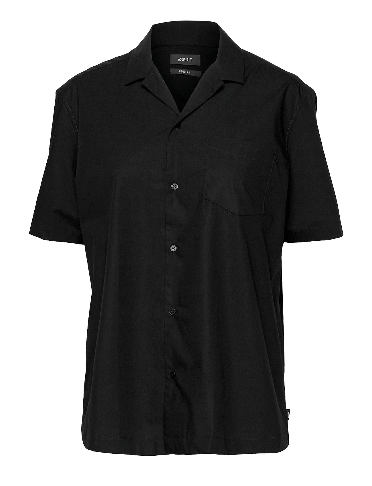 Shirts Woven Lyhythihainen Paita Musta Esprit Collection