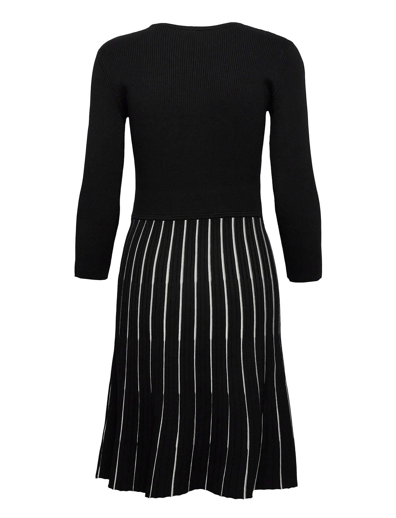 Esprit midikjoler – Dresses Flat Knitted Kjole Grå Esprit Collection til dame i Sort