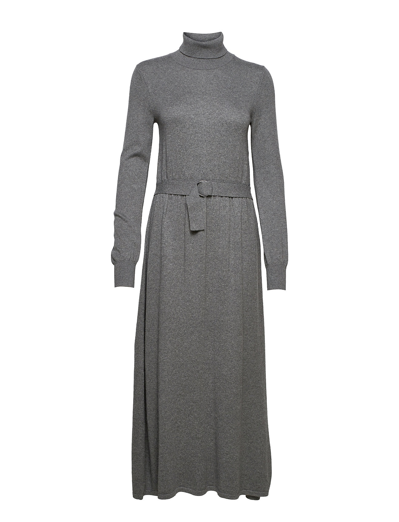 Dresses Flat Knitted Polvipituinen Mekko Harmaa Esprit Collection