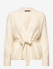 Alpaca blend: cardigan with a tie-around belt - ICE 5