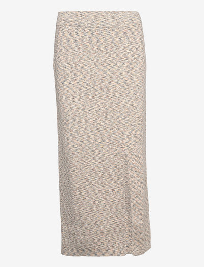Skirts flat knitted - spódnice do kolan i midi - cream beige 3