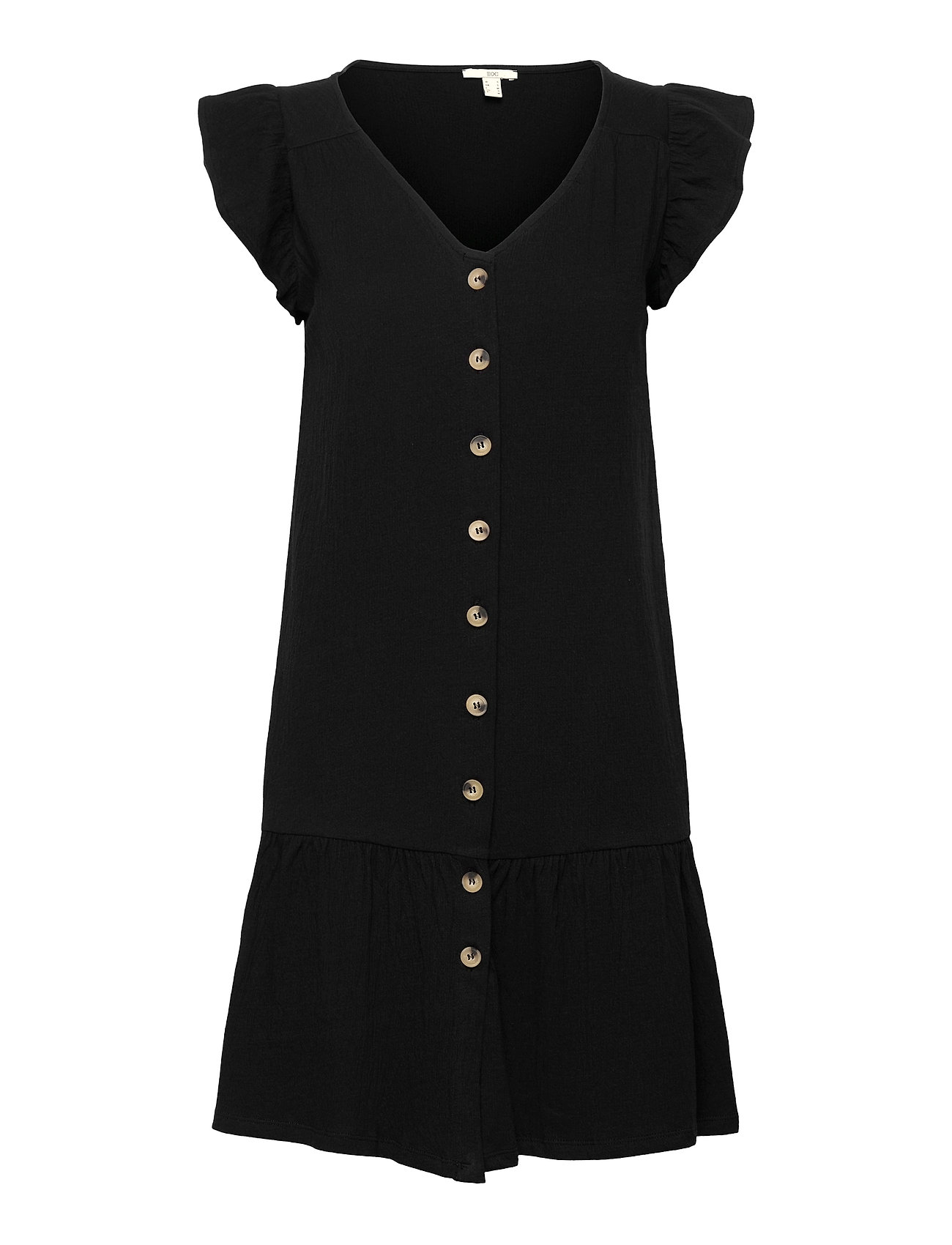 Dresses Knitted Polvipituinen Mekko Musta EDC By Esprit, EDC by Esprit