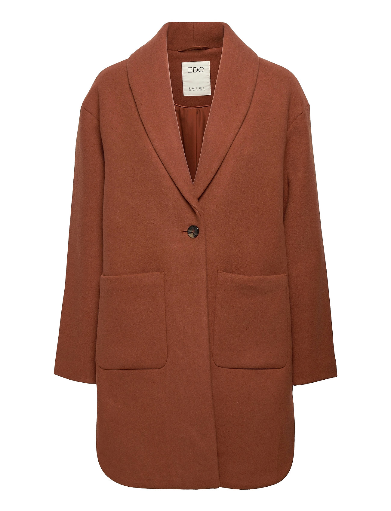 Normaal Deens Ondergedompeld EDC by Esprit Coats Woven (Cinnamon), (50.40 €) | Large selection of  outlet-styles | Booztlet.com