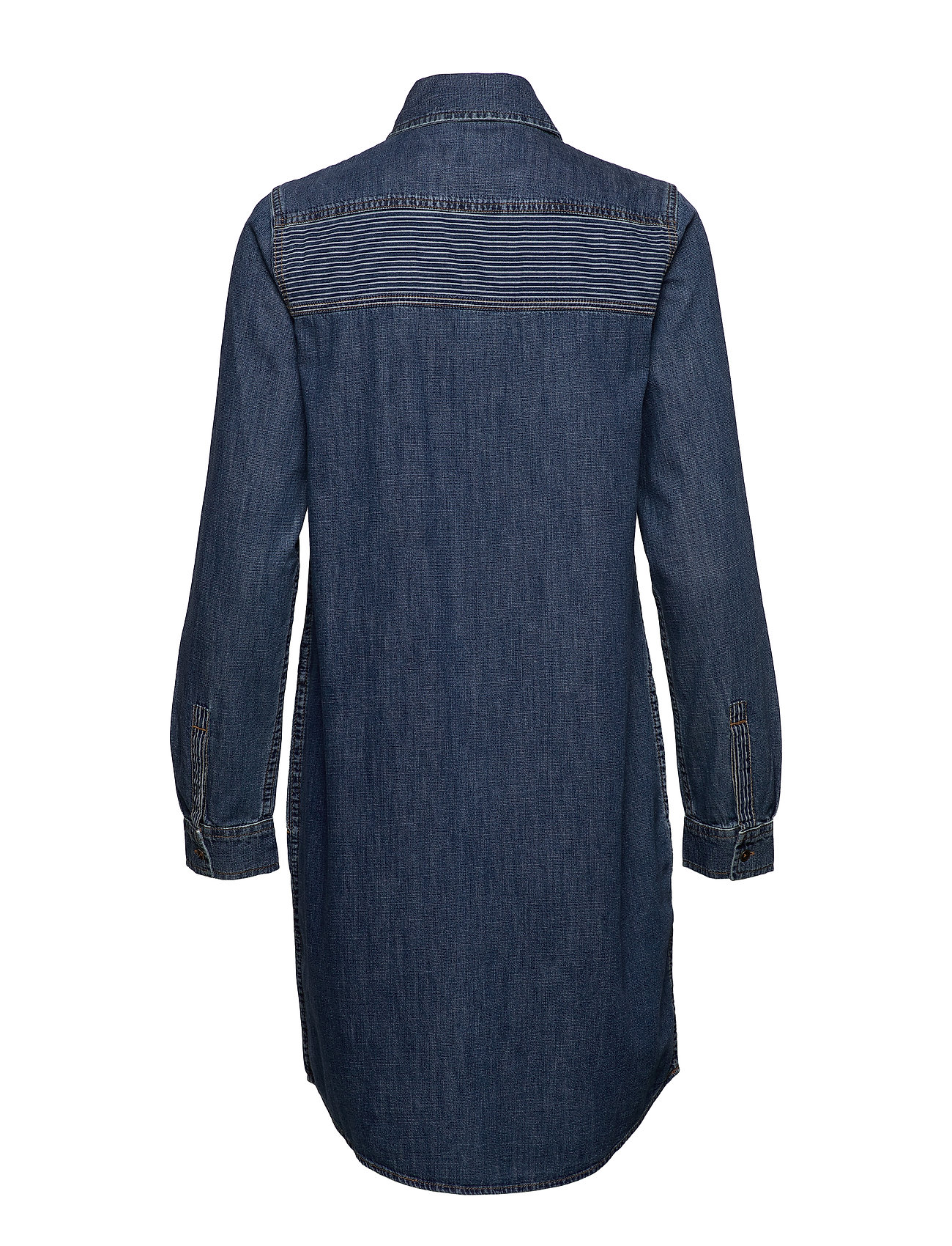 WashEdc By Esprit Dresses Denimblue Medium OPXTZiuwk