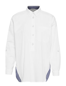 Under 300kr | Skjorter | Stort utvalg av de seneste nyhetene Quinn Straight fit Linen cotton Shirt (Chambray Blue 864