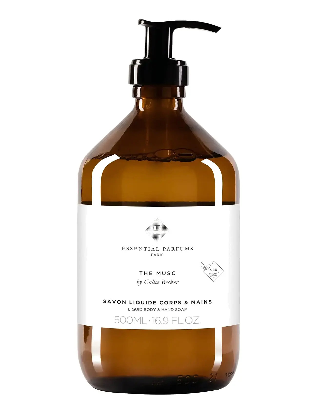 Essential Parfums The Musc By Calice Becker Hand And Body Soap 500ml, 500 ml, Nude, Håndsæbe > Flydende Håndsæbe, Dame