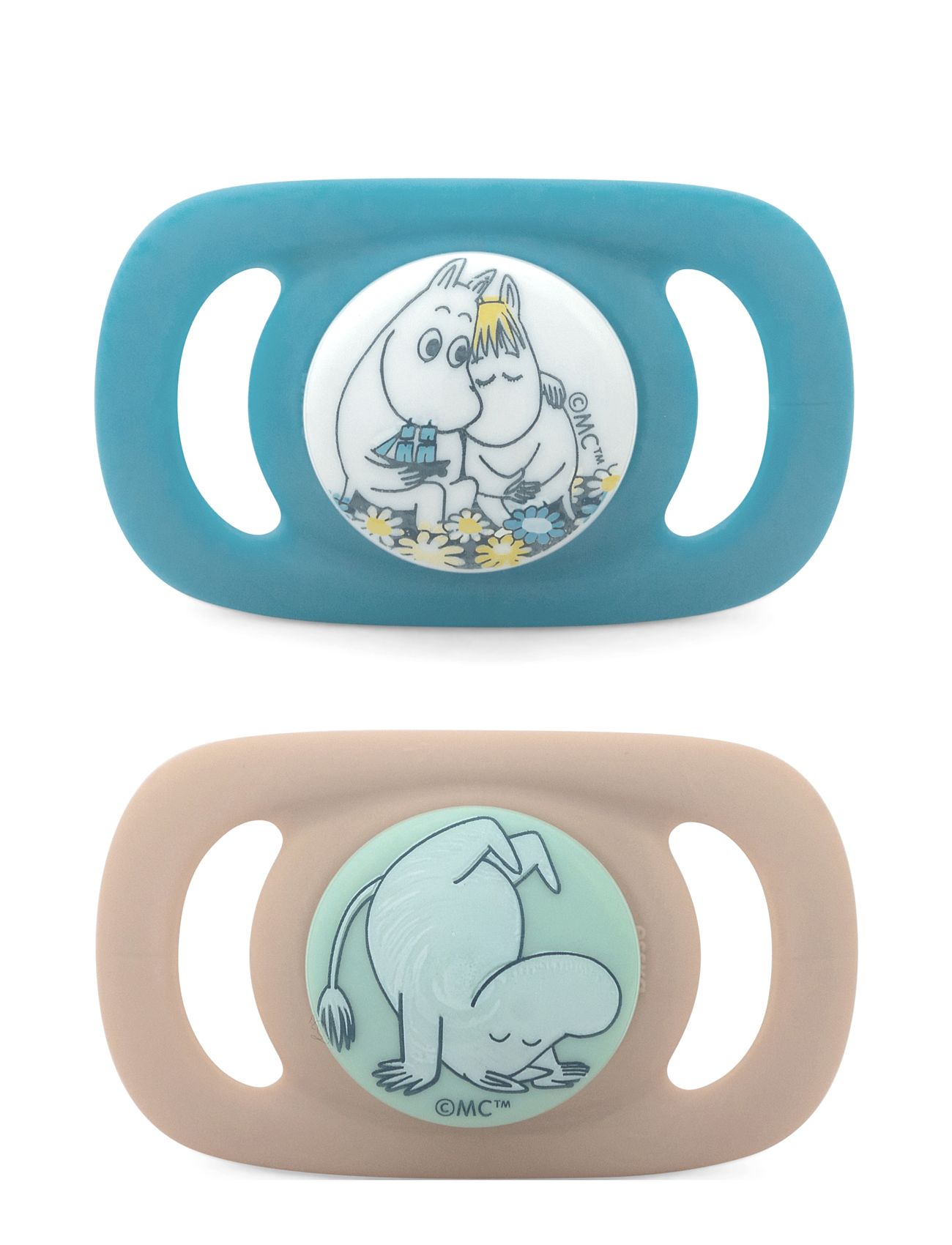 Pacifier Chilla Silic Moomin&Moomin On Hands 2-Pack +4 Month Baby & Maternity Pacifiers & Accessories Pacifiers Multi/patterned Esska