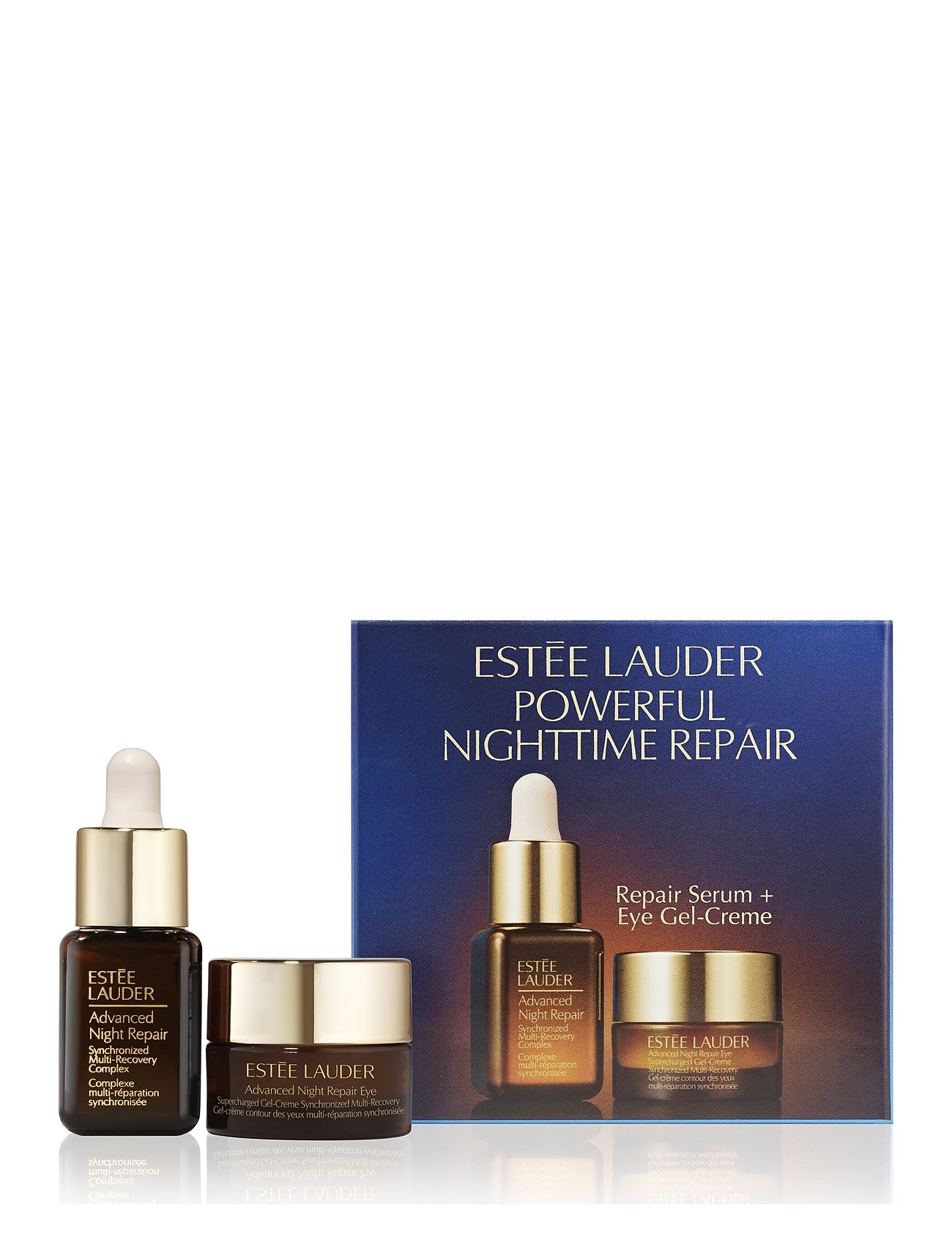 Estée Lauder Powerful Nighttime Repair Serum + Eye Set Nude