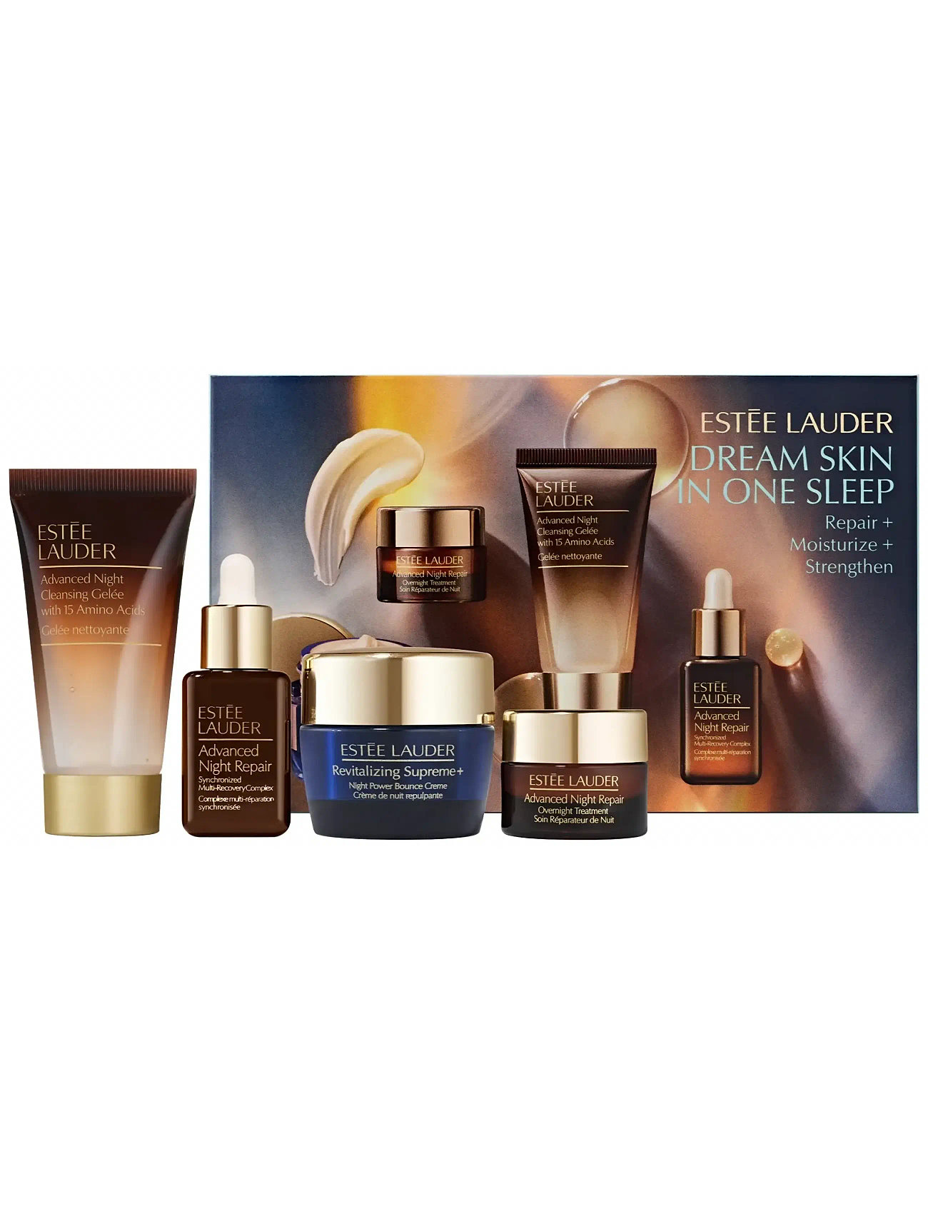 Estée Lauder Dream Skin In One Sleep Repair + Moisturize + Strengthen Set, One Size, Nude, Fugtighedscreme > Natcreme, Dame
