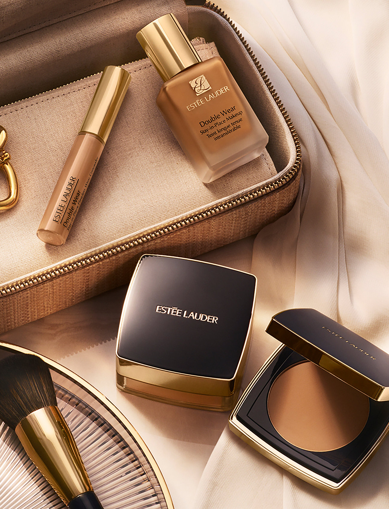 Estée Lauder Double Wear Stay-In-Place Matte Powder Foundation Spf 10 Compact, 12 G, Ansigt > Foundation, Dame