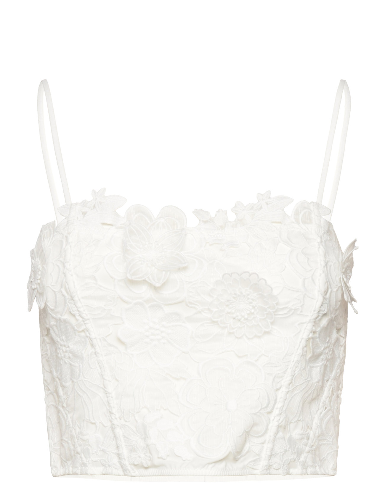 Promesse - Bustier Lingerie Bras & Tops Balc Tte Bras White Etam