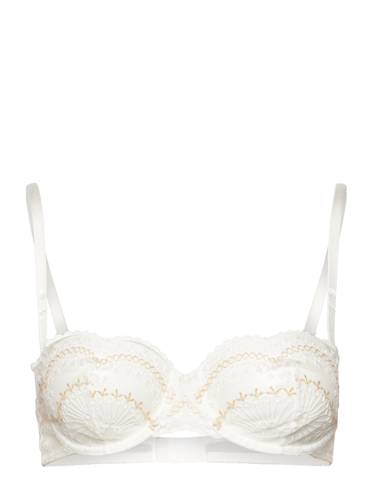 Promise -Balconnet Bra Lingerie Bras & Tops Balc Tte Bras White Etam