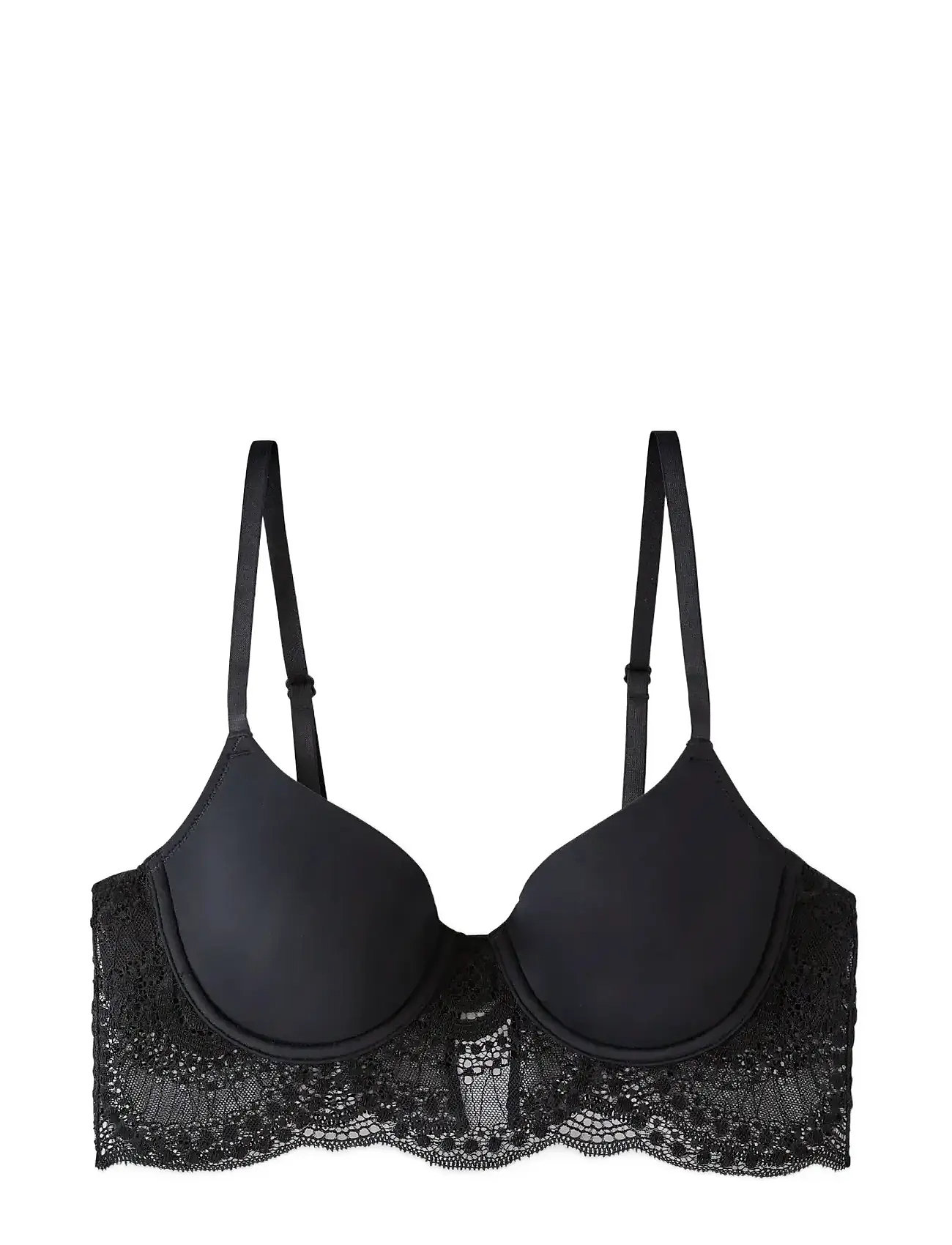 Etam Pure Infini Light Padded Classic Bra, D x 85, Black, Bh'Er Og Toppe > Vatterede Bh'Er, Dame