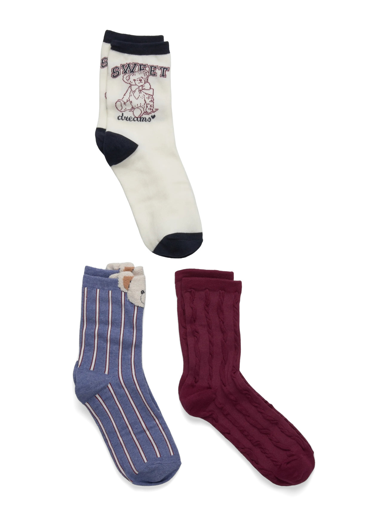 Etam Darry - Socks, TU, Blue, Sokker > Almindelige Sokker, Dame