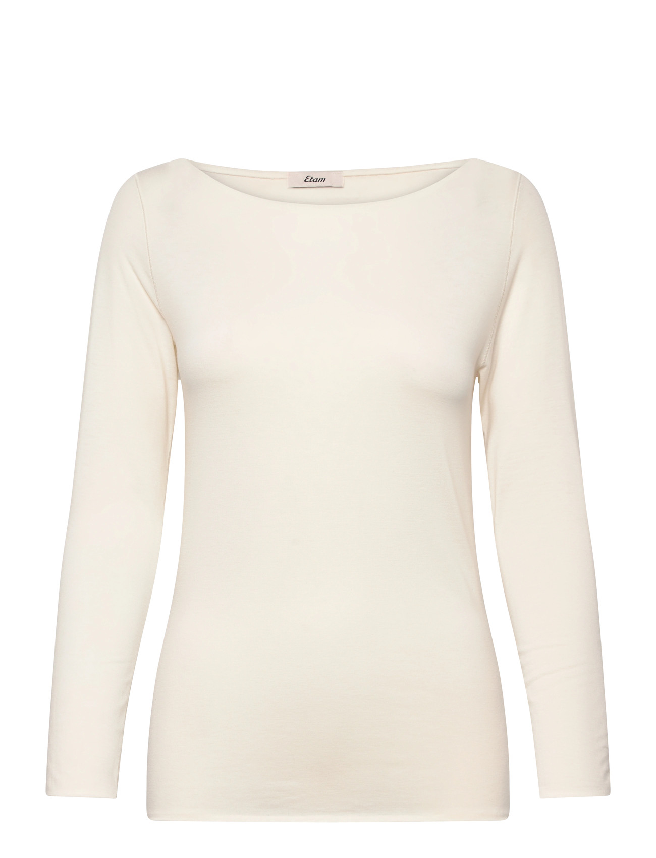 ETAM Warme Up - Lange Ärmel T-Shirt Boot Neck Cream - XL - Damen