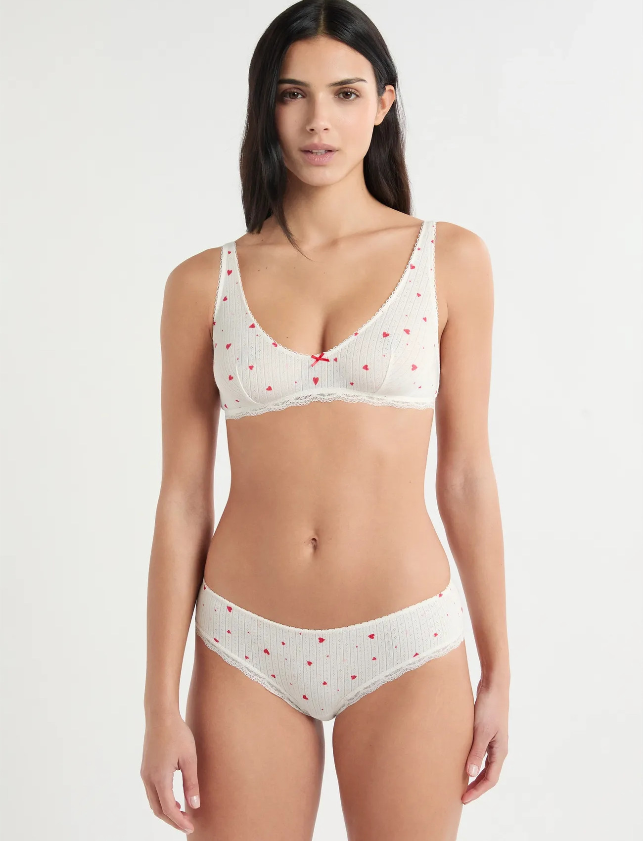 Etam Vanity Gourmande - Wireless Bralette, L, White, Bløde Bh'Er > Bralette, Dame