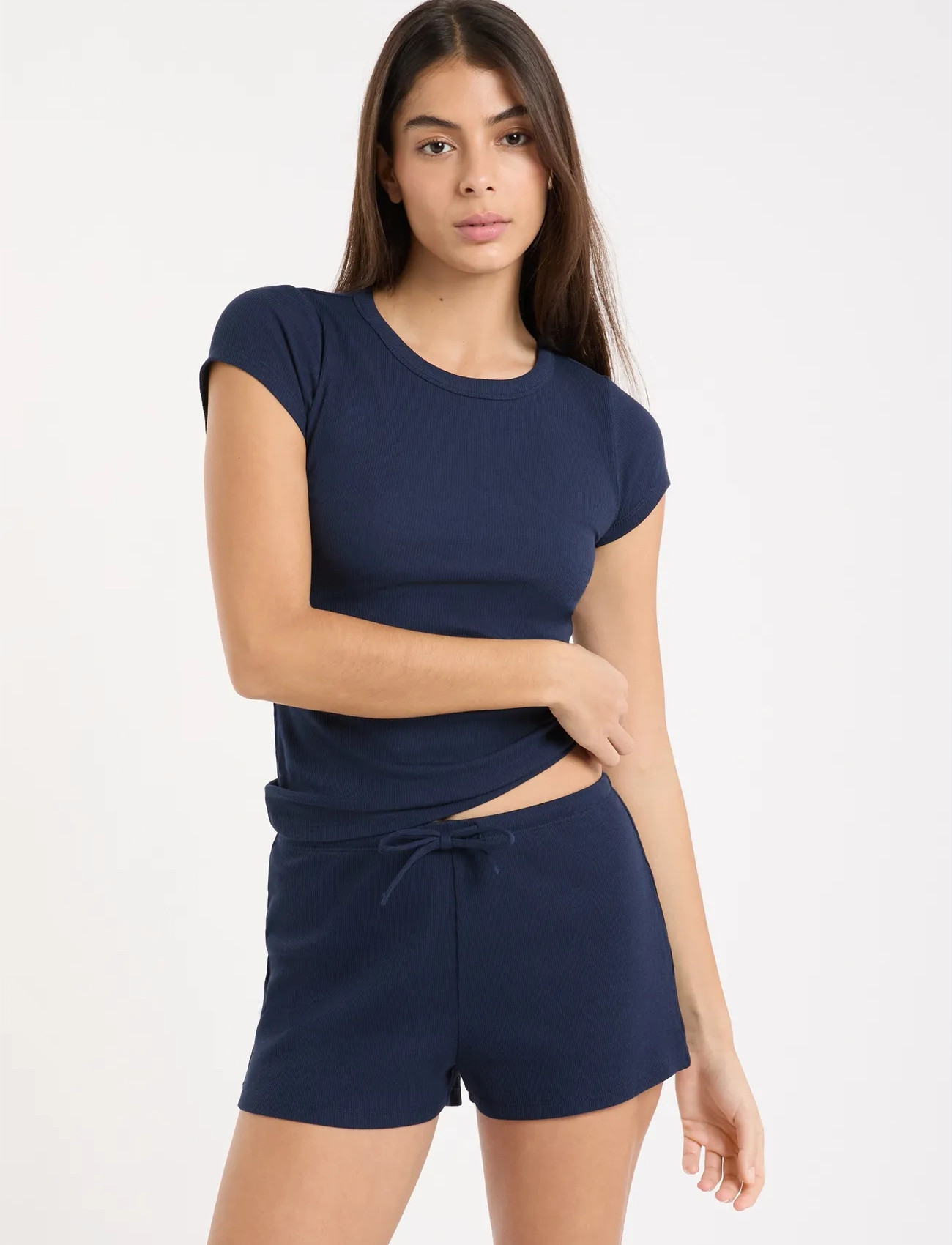 Etam Joani - Short, S, Navy, Nat- Og Opholdstøj > Shorts, Dame