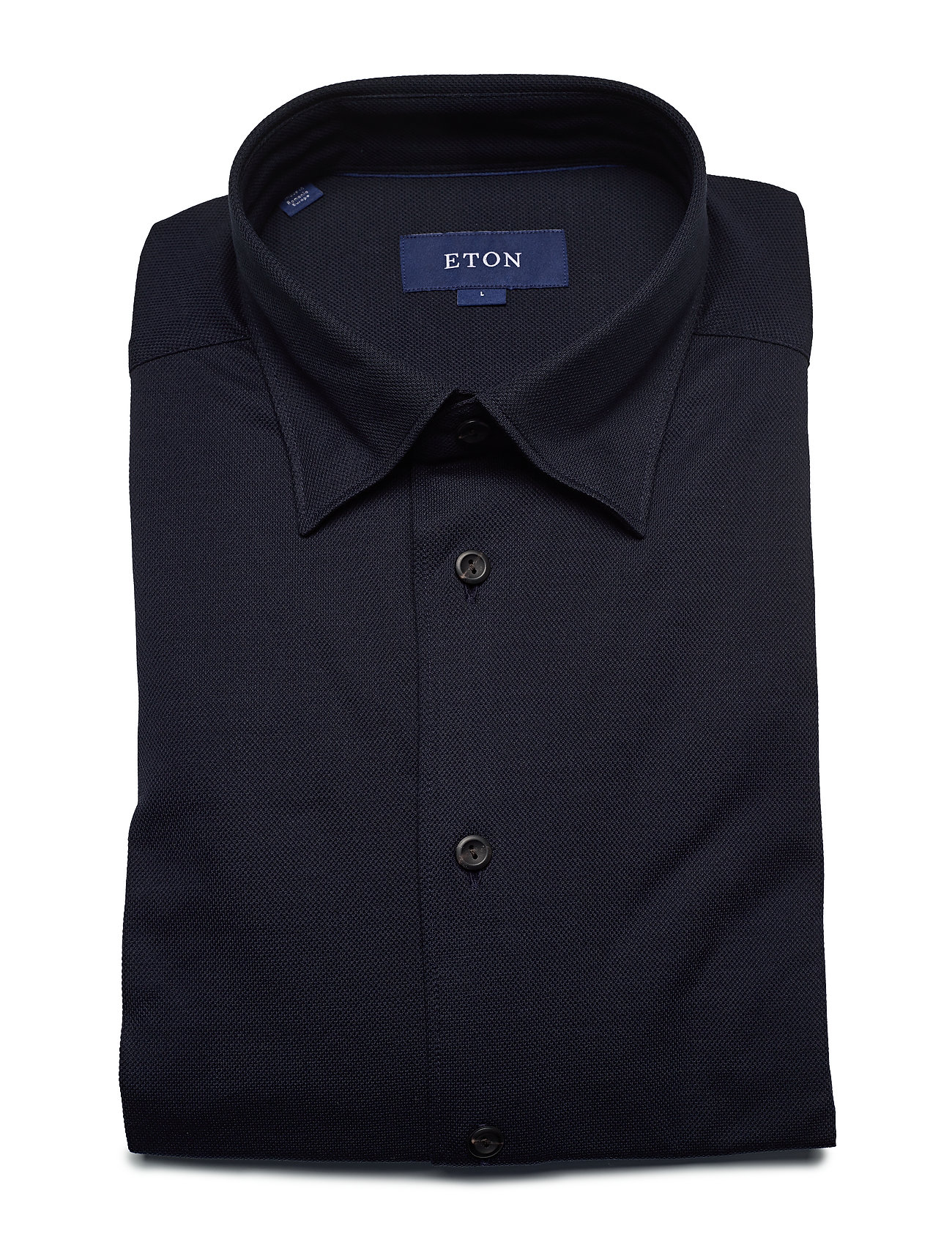 Eton - Slim  fit Casual Pique Shirt - leinenhemden - blue - 3