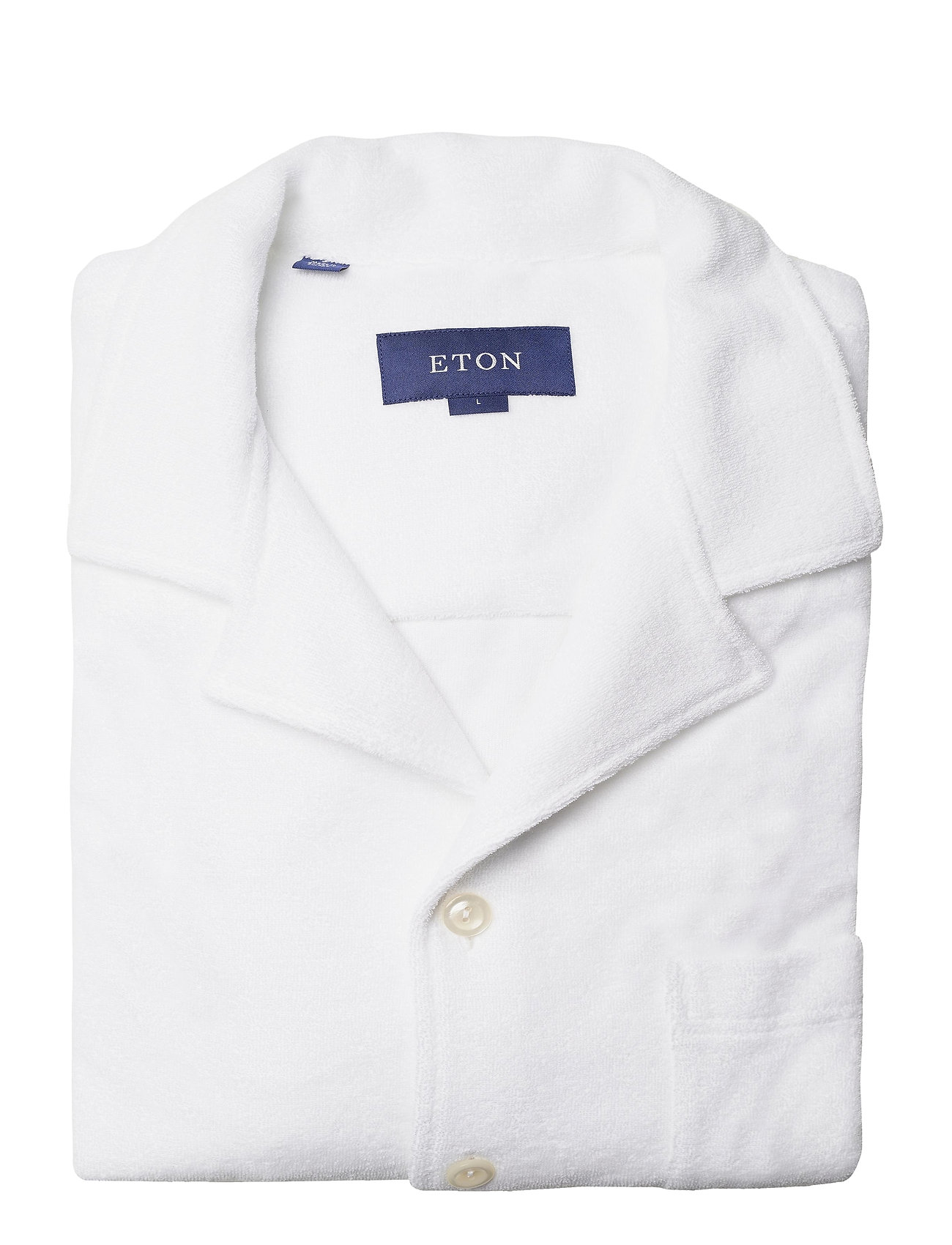 Eton - Men's shirt: Casual  Jerseyterry - basic-hemden - white - 7