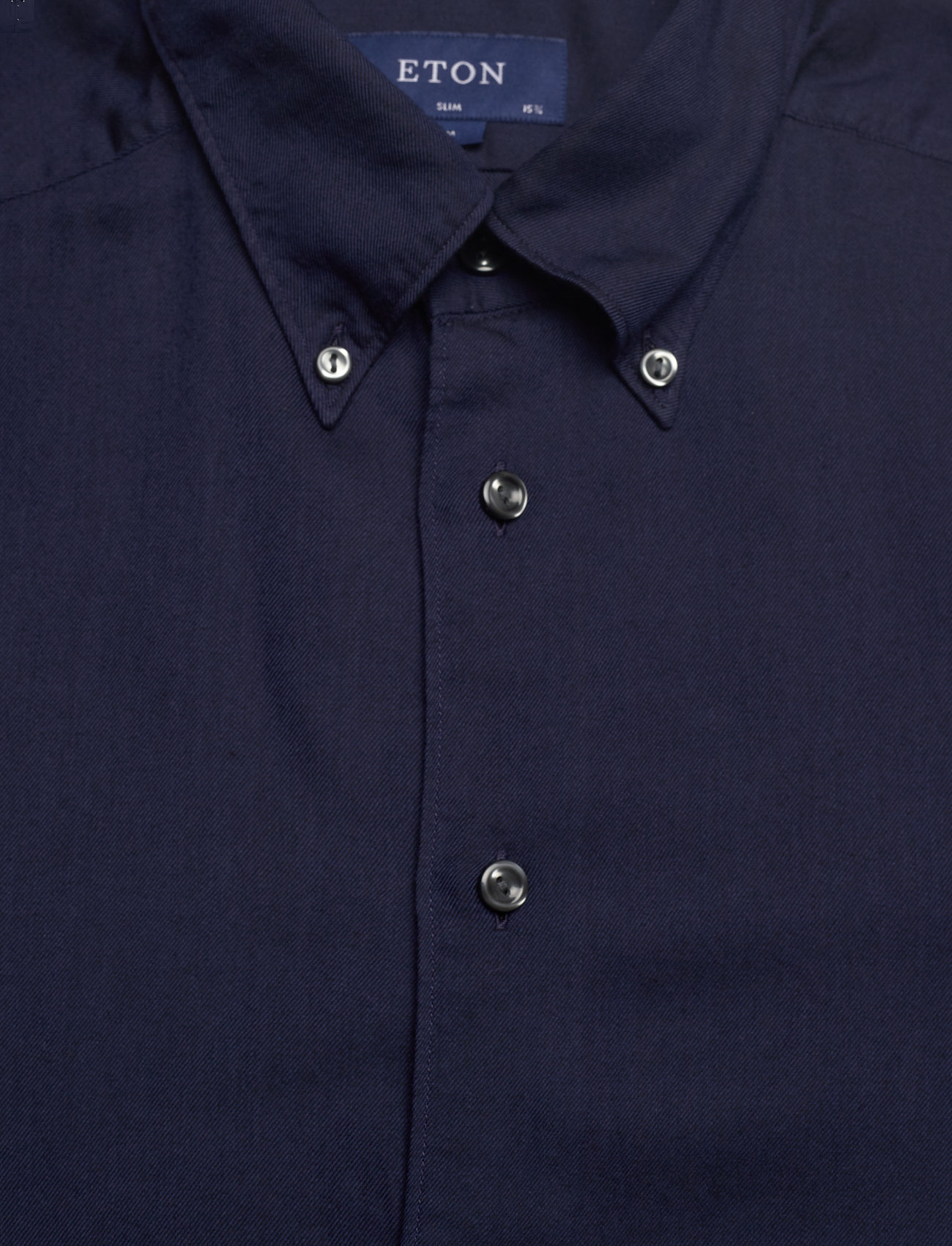 Eton - Men's shirt: Casual  Cotton & Tencel Flannel - leinenhemden - navy blue - 2