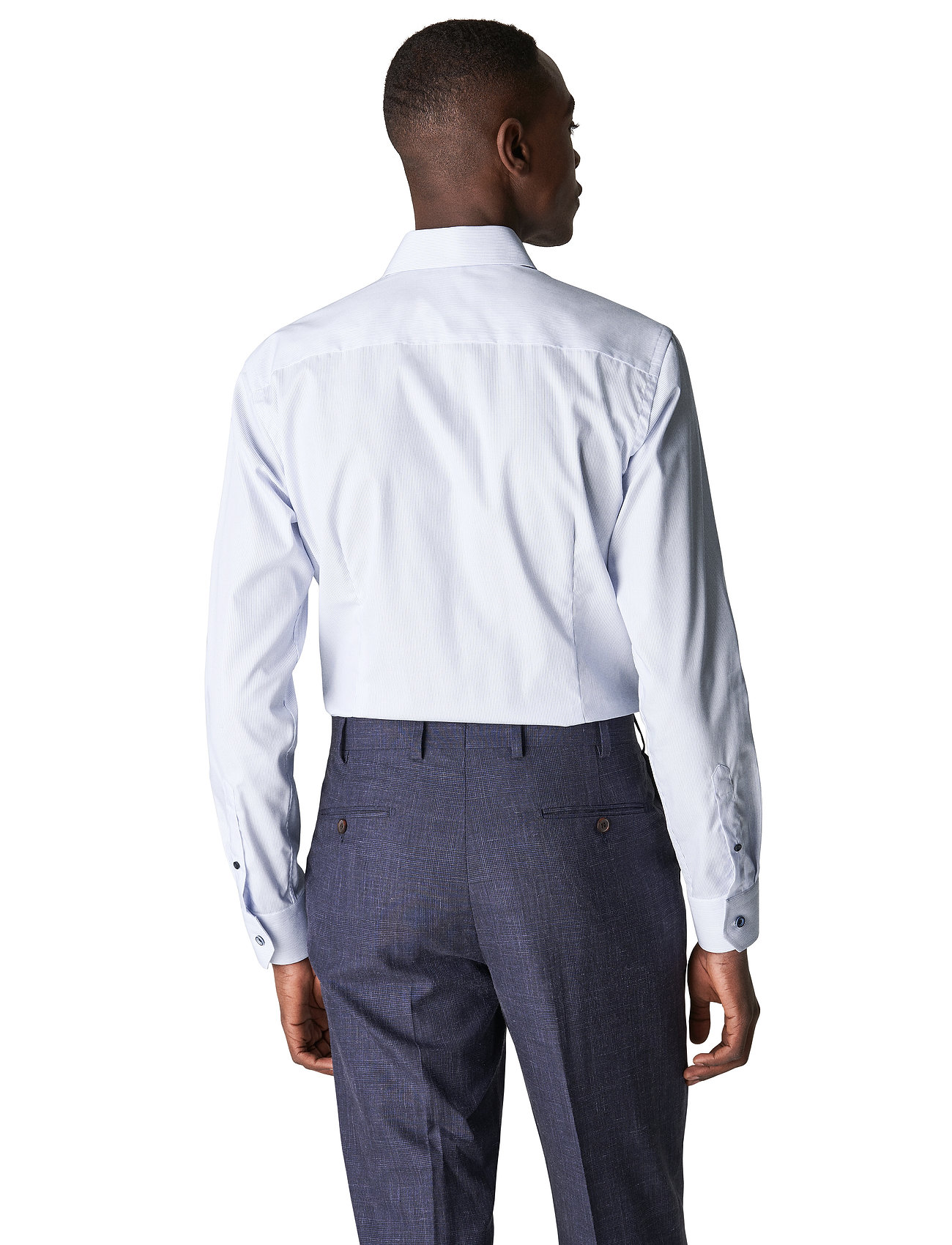 Eton - Men's shirt: Business  Twill - basic-hemden - dark blue - 3