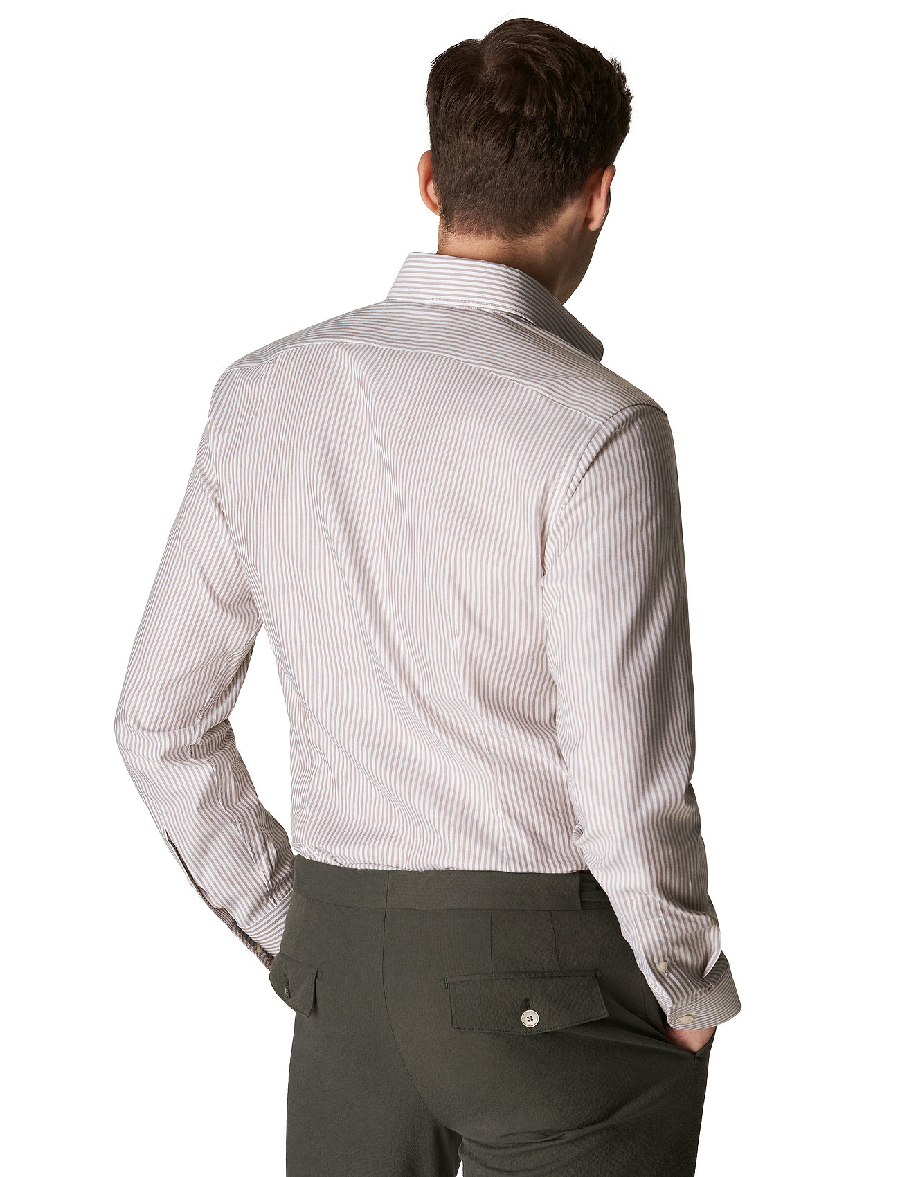 Eton - Men's shirt: Business Casual  Fine Oxford - basic-hemden - brown - 3