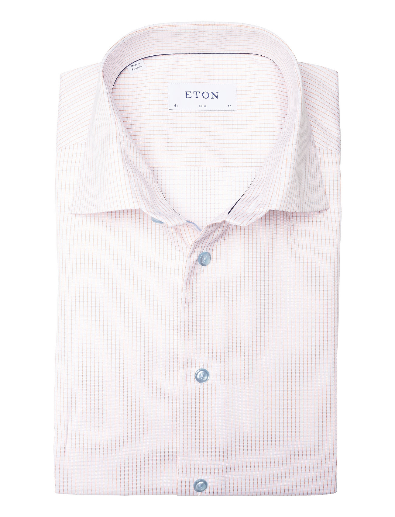 Eton - Men's shirt: Business  Dobby - basic-hemden - orange - 3