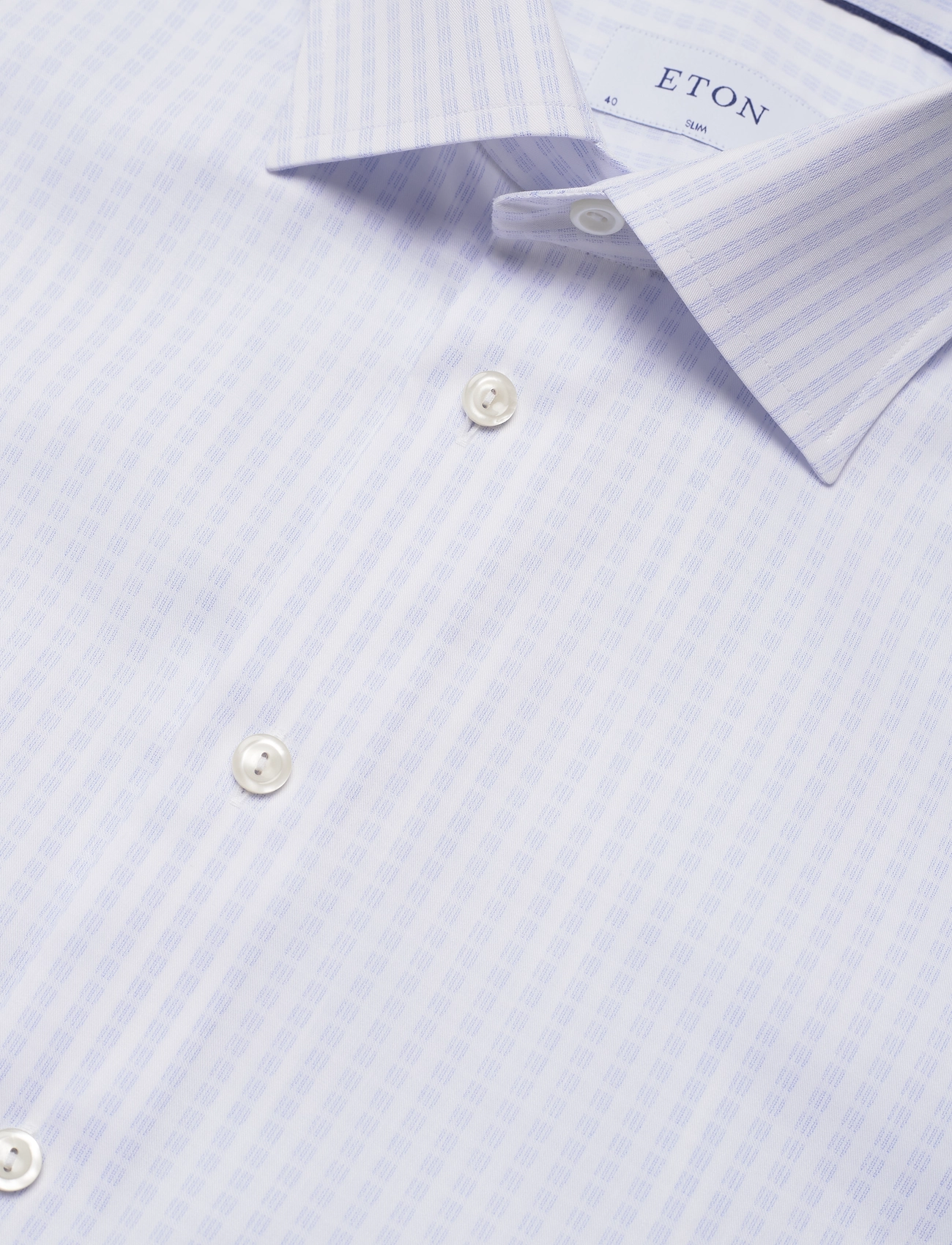 Eton - Men's shirt: Business  Twill - basic-hemden - light blue - 4