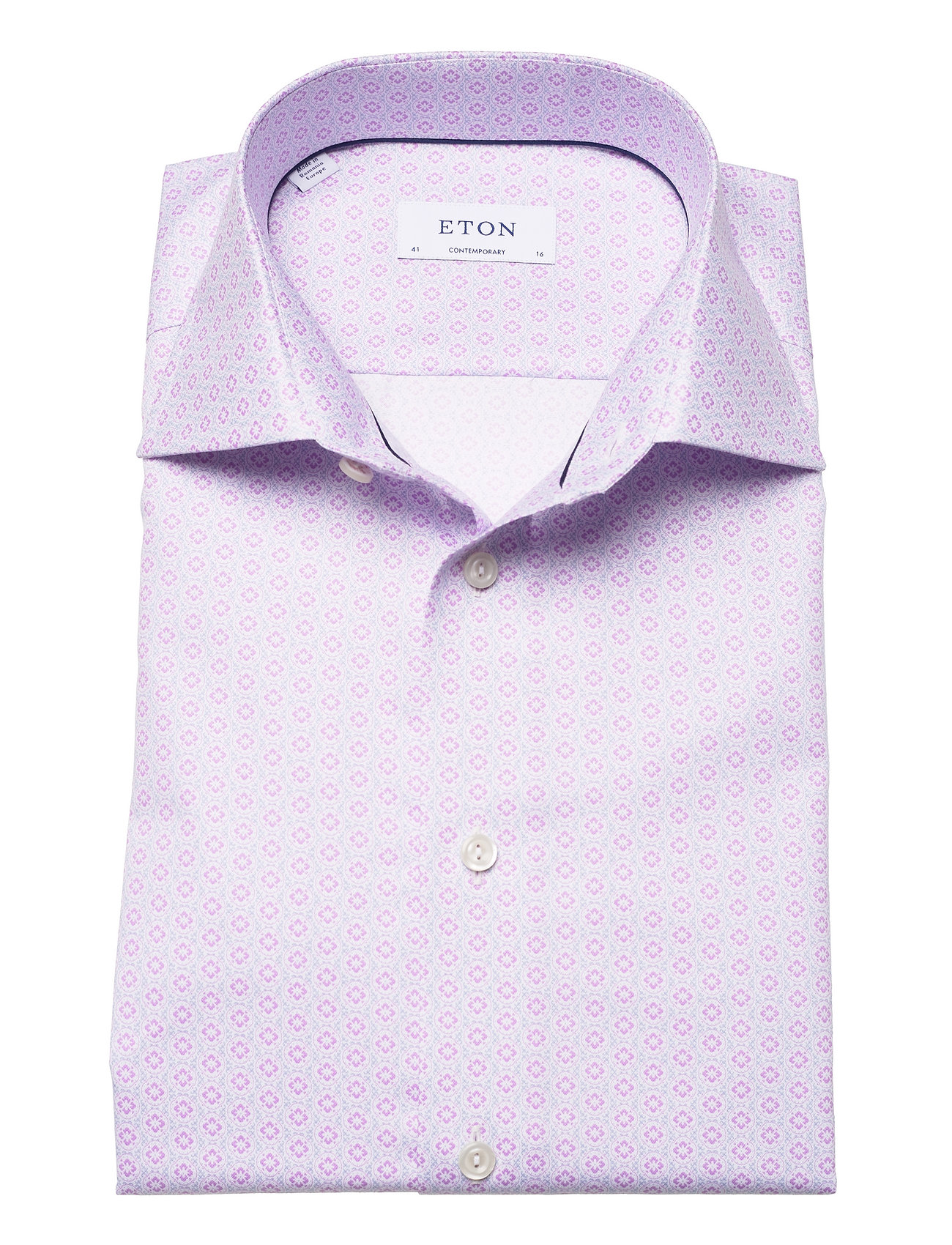 Eton - Men's shirt: Business  Signature Twill - basic-hemden - light purple - 3
