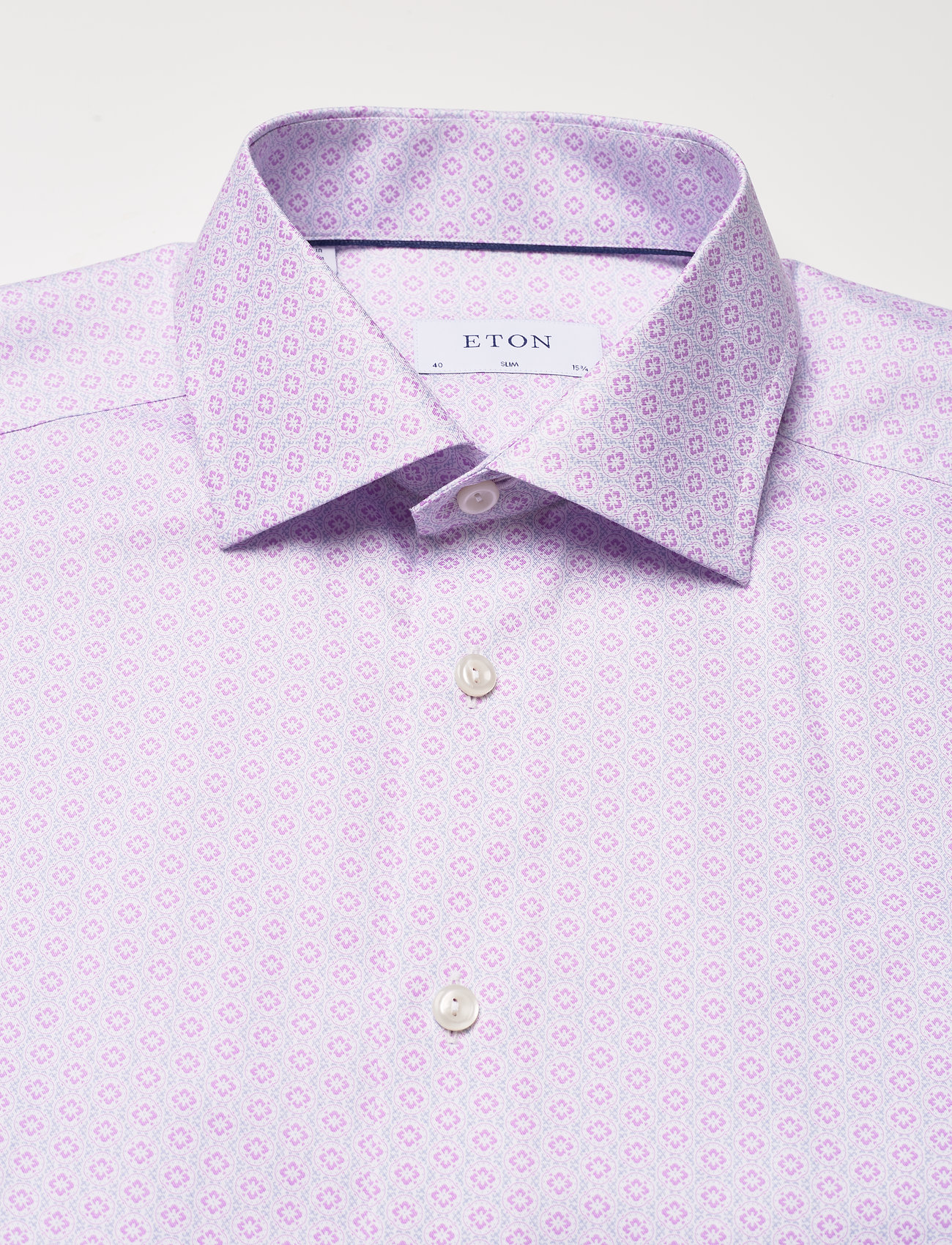 Eton - Men's shirt: Business  Signature Twill - basic-hemden - light purple - 2