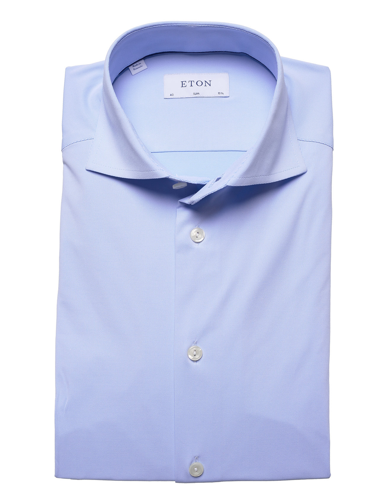 Eton - Men's shirt: Business 4-way Stretch - light blue - 5