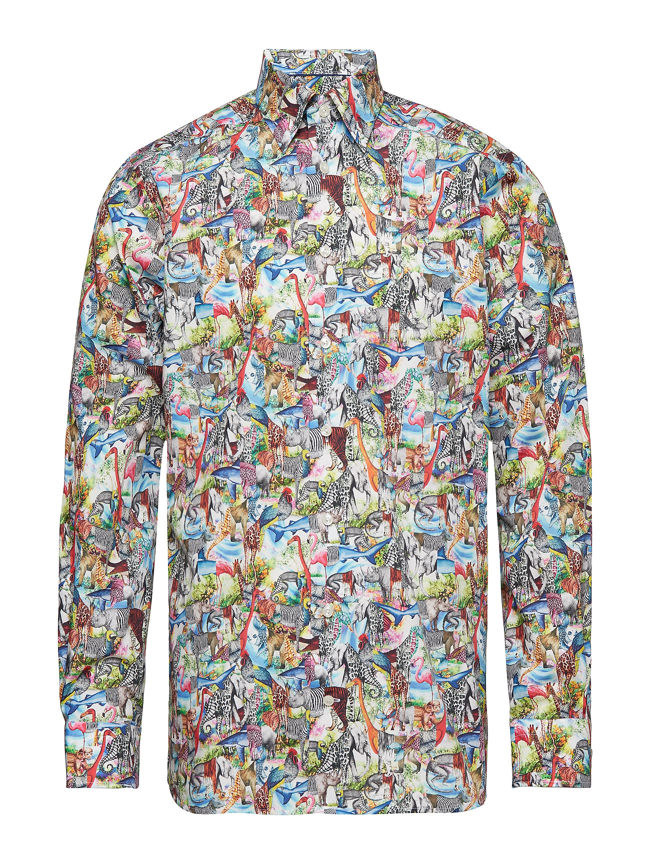 Animal Print Shirt Overhemd Business Multipatroon Eton eton kopen in de aanbieding