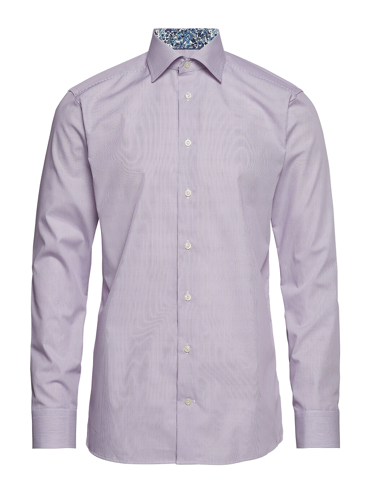 Sky Blue Striped Poplin Shirt Floral Details Overhemd Business Paars Eton eton kopen in de aanbieding Sky Blue Striped Poplin Shirt Floral Details Overhemd Business Paars Eton eton kopen in de aanbieding