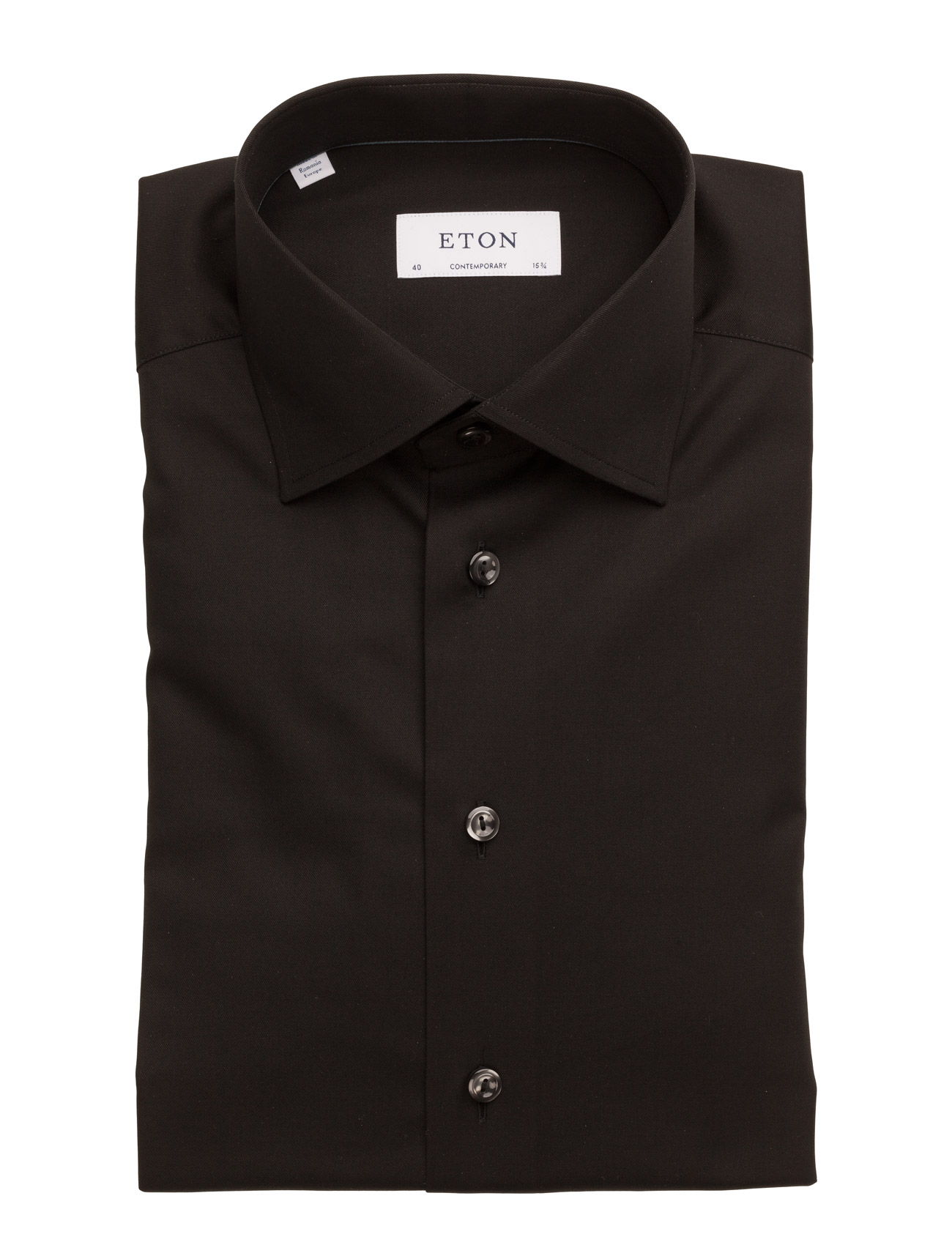 Eton - Cambridge-Collection-Contemporary fit - basic-hemden - black - 5