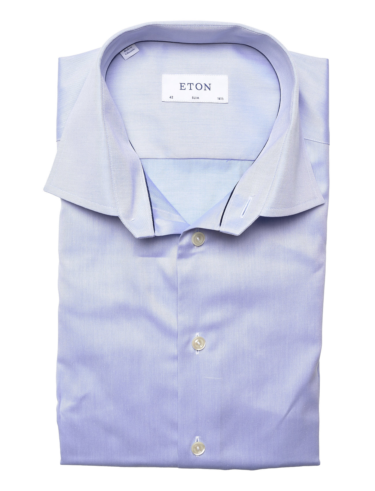 Eton - Signature Twill-Slim fit - basic-hemden - blue - 3