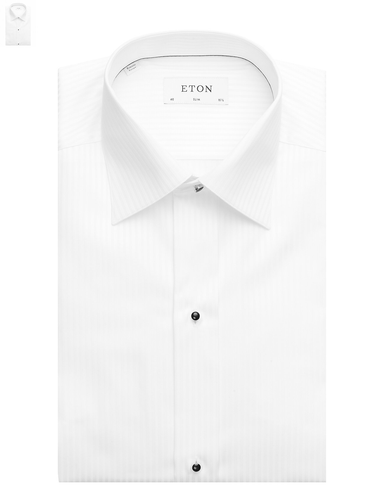 Eton - Palladium-Evening-Slim fit - leinenhemden - white - 4