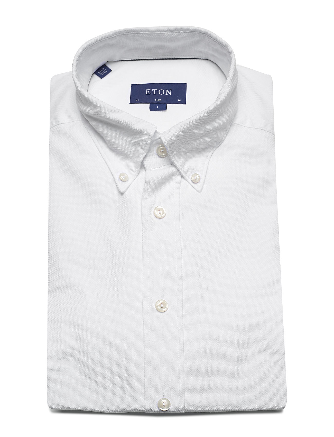 Eton - Royal oxford shirt - leinenhemden - white - 3