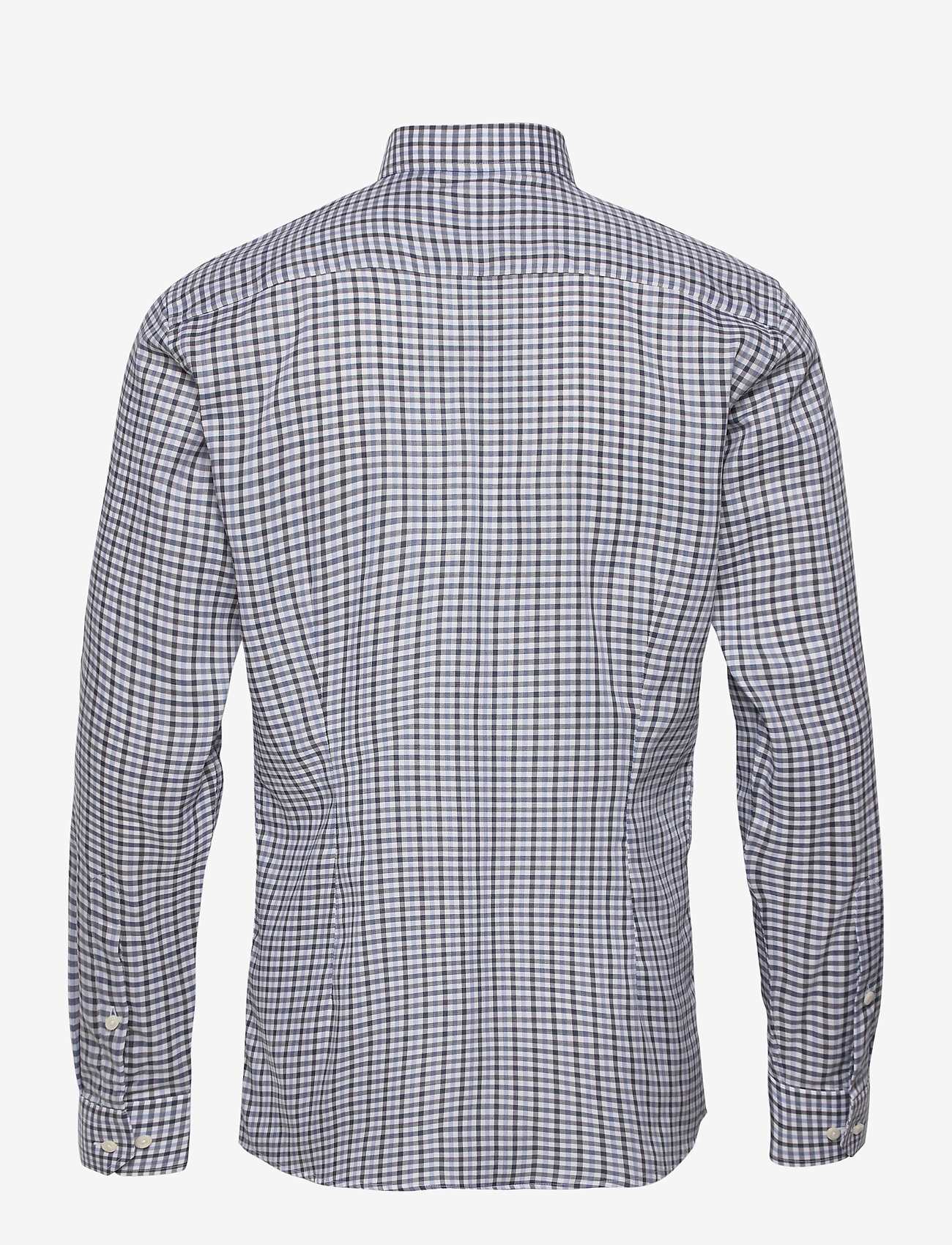 Eton Blue & Navy Overcheck Flannel Shirt - Shirts | Boozt.com
