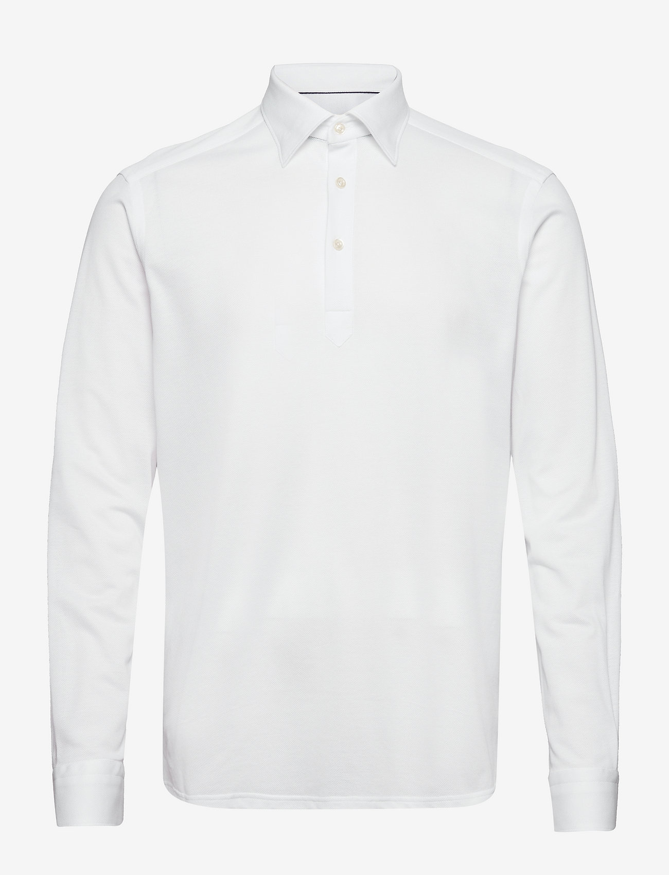 Eton - Men's shirt: Casual  Pique - langärmelig - white - 0