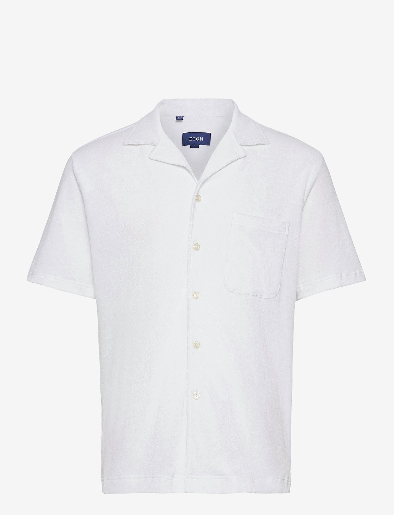 Eton - Men's shirt: Casual  Jerseyterry - basic-hemden - white - 1