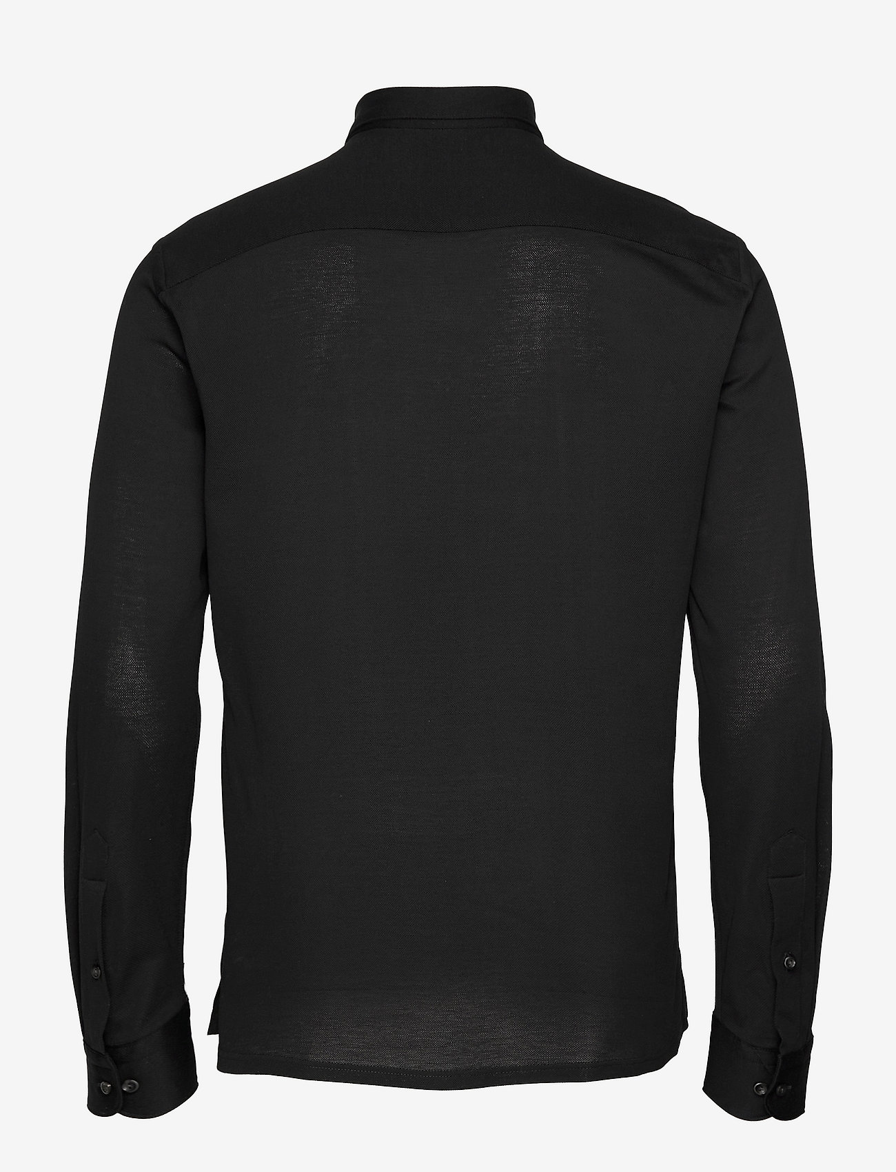 Eton - Men's shirt: Casual  Pique - langärmelig - black - 1
