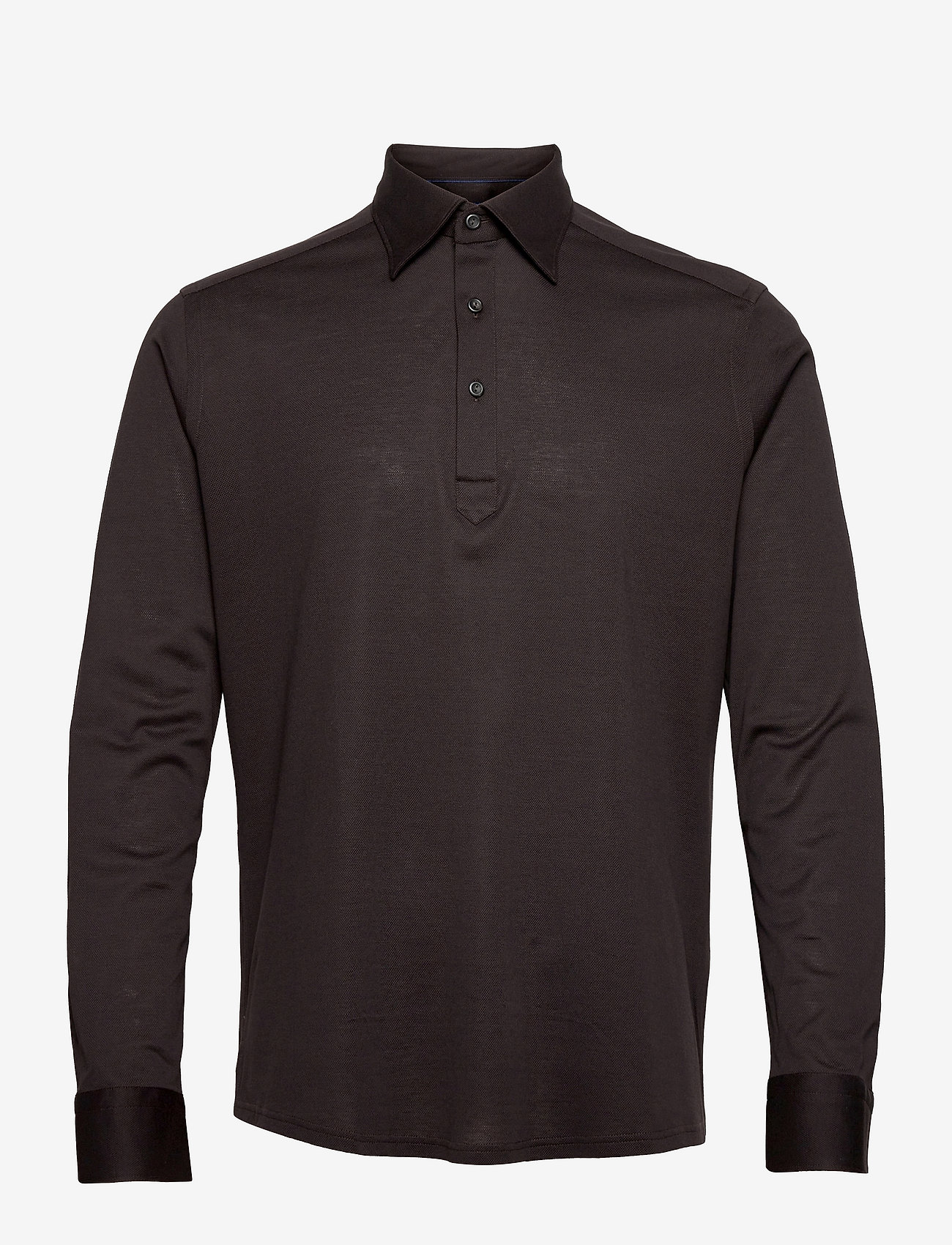 long sleeve polo pique