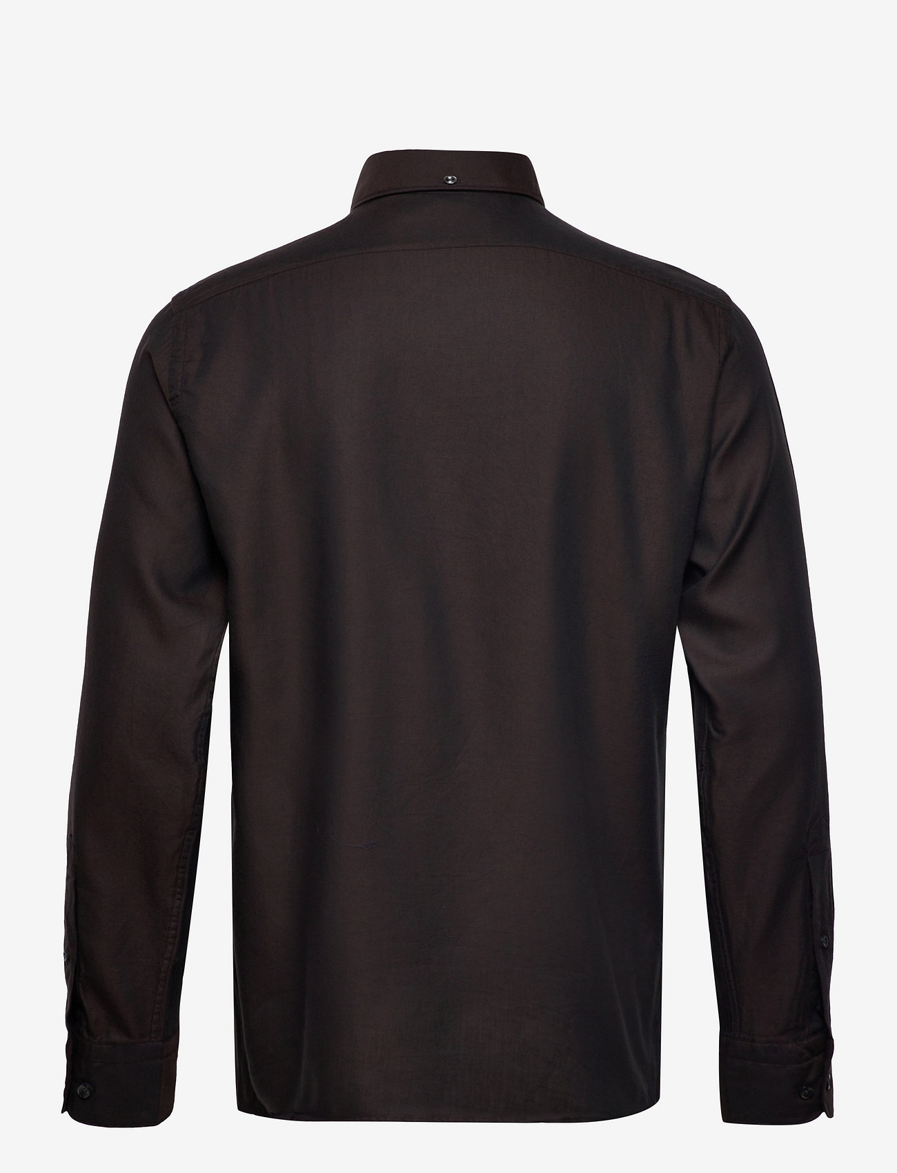 Eton - Men's shirt: Casual  Cotton & Tencel Flannel - leinenhemden - brown - 1