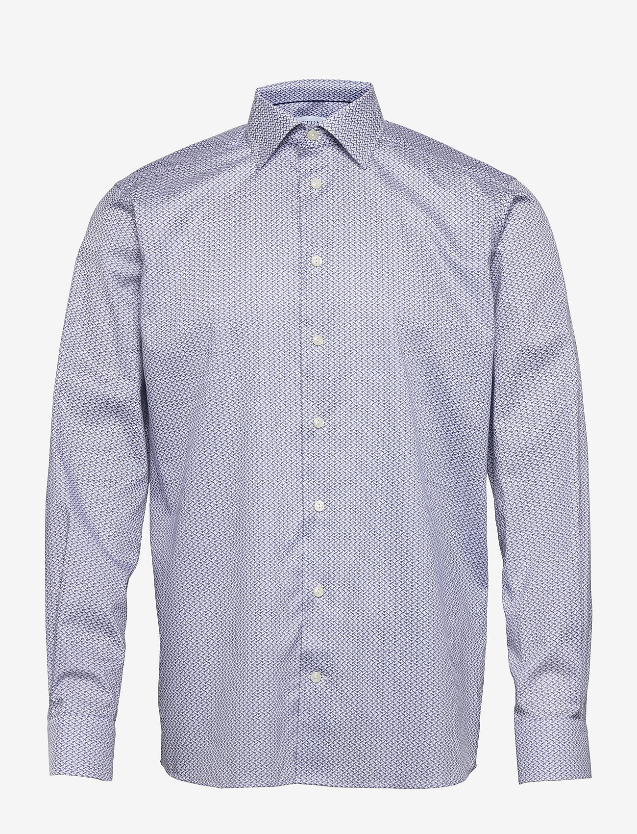 Eton - Men's shirt: Business  Signature twill - lina krekli - mid blue - 0