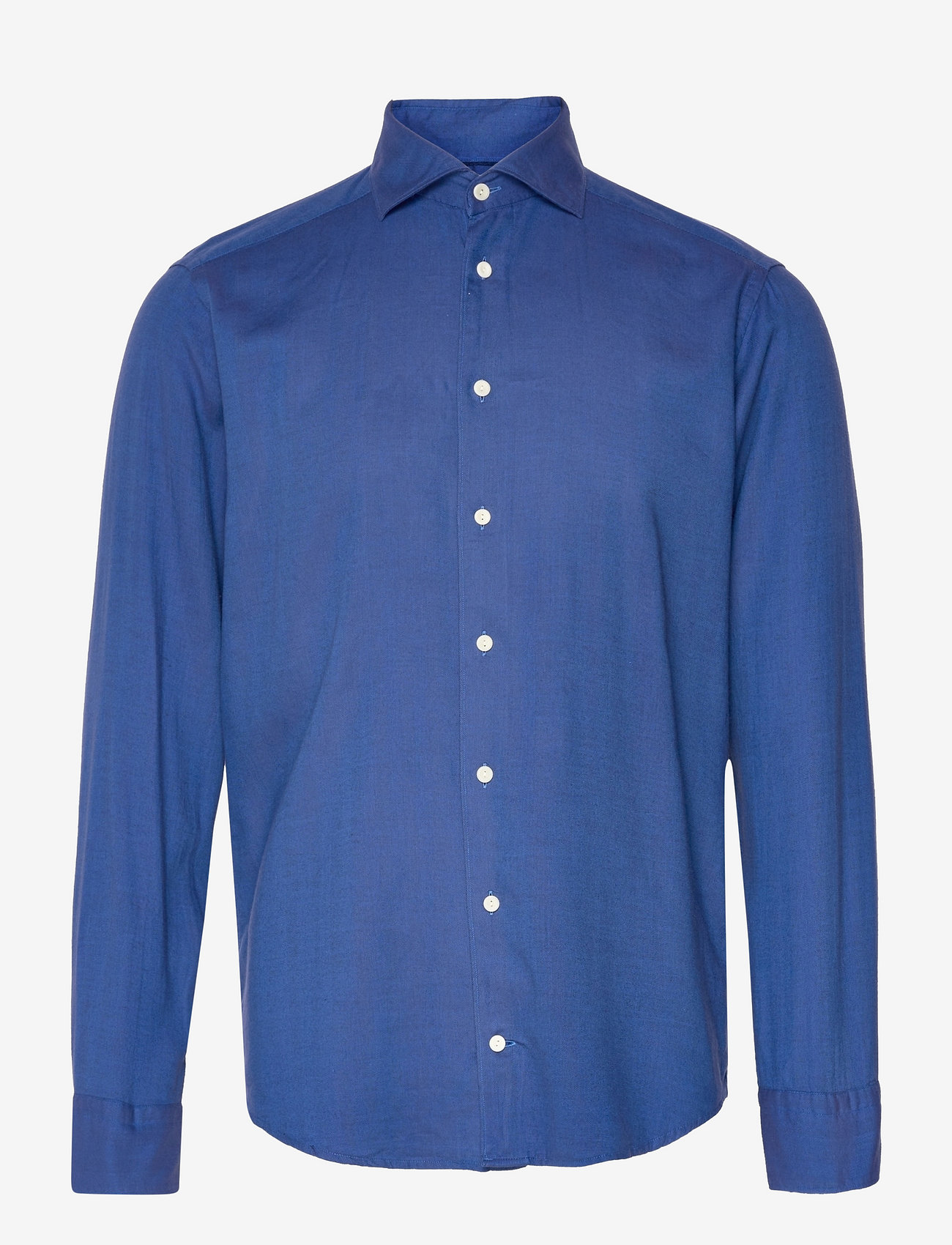 Eton - Men's shirt: Casual  Twill Cotton Tencel - basic-hemden - navy blue - 0