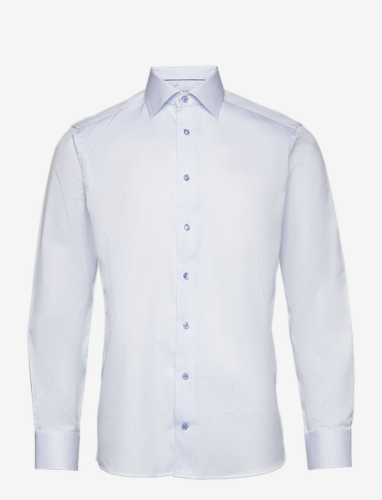 Eton - Men's shirt: Business  Dobby - basic-hemden - light blue - 0